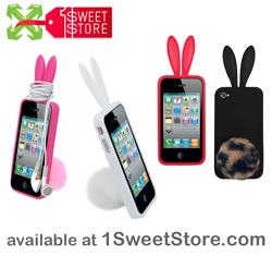 Rabbit Ear Case Cover for iPhone4/4S available at 1SweetStore.com