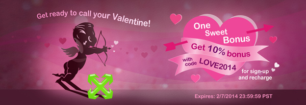 Get ready for Valentine's Day with this 10% bonus