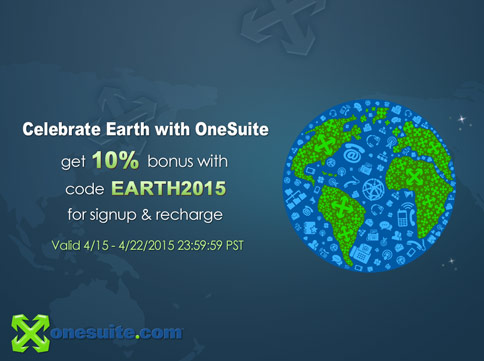 Celebrate Earth with OneSuite