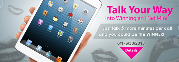 Talk your way into winning an iPad Mini